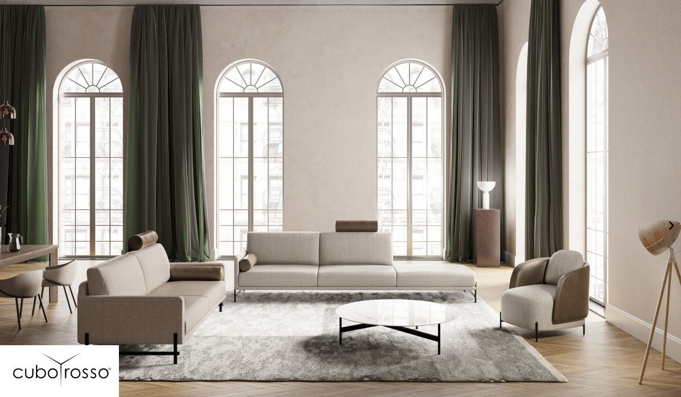 Divano Cubo Rosso - Bonny